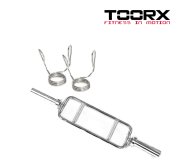 Toorx Olympic Chromed Tricep Barbell | Tip Top Sports Malta | Sports Malta | Fitness Malta | Training Malta | Weightlifting Malta | Wellbeing Malta