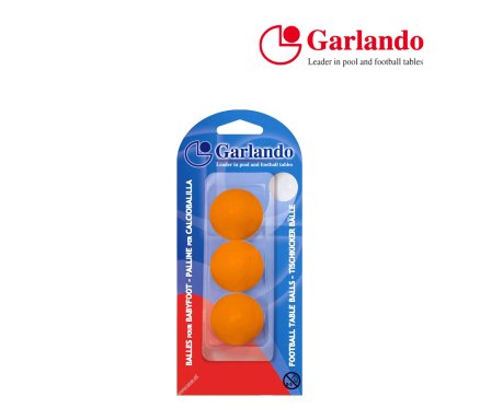 Garlando Set of 3 Table Soccer Orange Balls Malta | Table Soccer Malta | Sports Malta | Fitness Malta | Training Malta | Weightlifting Malta | Wellbeing Malta | Tip Top Sports Malta | Tip Top Malta