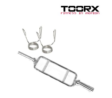 Toorx Olympic Chromed Tricep Barbell Malta | Barbells & Rods Malta | Sports Malta | Fitness Malta | Training Malta | Weightlifting Malta | Wellbeing Malta | Tip Top Sports Malta | Tip Top Malta
