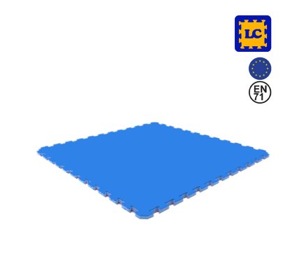 Blue LC Mat Puzzle 100X100X1CM Malta Puzzle Mats Malta Flooring