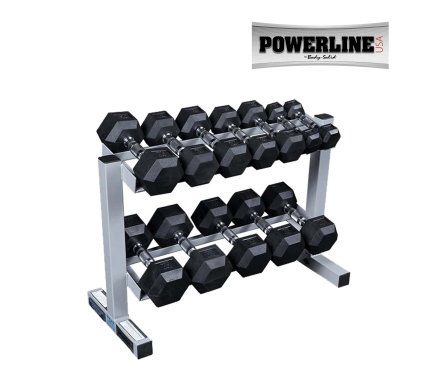 PowerLine Dumbbell Rack PDR282X Malta | Weight Rack / Stands / Trees Malta | Sports Malta | Fitness Malta | Training Malta | Weightlifting Malta | Wellbeing Malta | Tip Top Sports Malta | Tip Top Malta