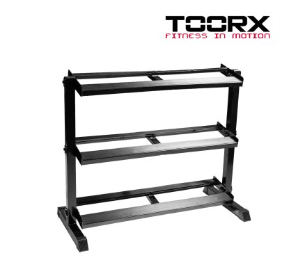 Toorx Dumbbell Rack W/3 Shelves Malta | Weight Rack / Stands / Trees Malta | Sports Malta | Fitness Malta | Training Malta | Weightlifting Malta | Wellbeing Malta | Tip Top Sports Malta | Tip Top Malta
