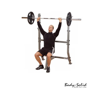 Body Solid Pro Club Line Shoulder Press Olympic Bench Spb368g