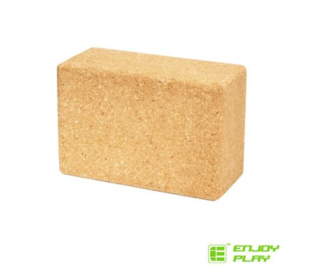 Enjoy Play Yoga Brick Cork Wood Malta | Yoga Block Malta | Sports Malta | Fitness Malta | Training Malta | Weightlifting Malta | Wellbeing Malta | Tip Top Sports Malta | Tip Top Malta