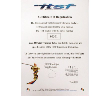 (Ex-Display) Garlando Pro Champion ITSF Table Soccer  Malta | Table Soccer Malta | Sports Malta | Fitness Malta | Training Malta | Weightlifting Malta | Wellbeing Malta | Tip Top Sports Malta | Tip Top Malta