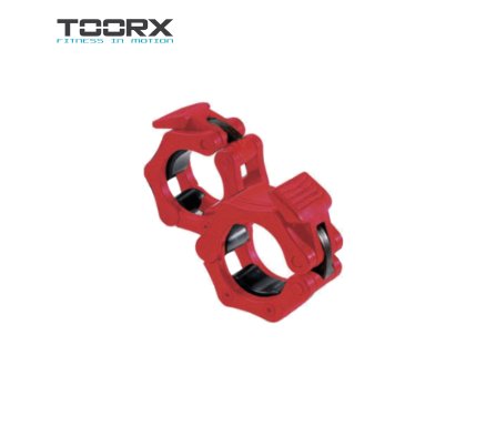 50mm Toorx Olympic Safe Lock Collars Pair Red Malta | Barbells & Rods Malta | Sports Malta | Fitness Malta | Training Malta | Weightlifting Malta | Wellbeing Malta | Tip Top Sports Malta | Tip Top Malta