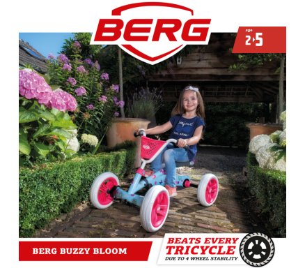 Berg Buzzy Bloom 2-in-1 Malta | Go-Karts Malta | Sports Malta | Fitness Malta | Training Malta | Weightlifting Malta | Wellbeing Malta | Tip Top Sports Malta | Tip Top Malta