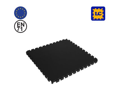 Black LC Mat Puzzle 100X100X1CM  Malta | Puzzle Mats Malta | Sports Malta | Fitness Malta | Training Malta | Weightlifting Malta | Wellbeing Malta | Tip Top Sports Malta | Tip Top Malta