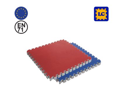 Blue & Red LC Puzzle Mat Puzzle 100X100X2CM Malta | Puzzle Mats Malta | Sports Malta | Fitness Malta | Training Malta | Weightlifting Malta | Wellbeing Malta | Tip Top Sports Malta | Tip Top Malta