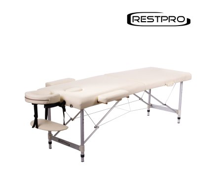 Restpro Portable Massage Table ALU-2-M-Cream Malta | Massage Tables Malta | Sports Malta | Fitness Malta | Training Malta | Weightlifting Malta | Wellbeing Malta | Tip Top Sports Malta | Tip Top Malta
