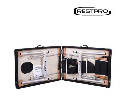 Restpro Portable Massage Table ALU-2-M-Black Malta | Massage Tables Malta | Sports Malta | Fitness Malta | Training Malta | Weightlifting Malta | Wellbeing Malta | Tip Top Sports Malta | Tip Top Malta
