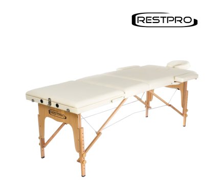 Restpro Classic-3 Cream Portable Massage Table Malta | Massage Tables Malta | Sports Malta | Fitness Malta | Training Malta | Weightlifting Malta | Wellbeing Malta | Tip Top Sports Malta | Tip Top Malta
