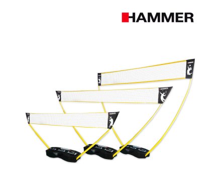 Hammer 3 In 1 Net Set Malta | Badminton Malta | Sports Malta | Fitness Malta | Training Malta | Weightlifting Malta | Wellbeing Malta | Tip Top Sports Malta | Tip Top Malta