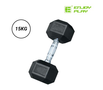 Enjoy Play Rubber Coated Hex Dumbbell Malta | Dumbbells Malta | Sports Malta | Fitness Malta | Training Malta | Weightlifting Malta | Wellbeing Malta | Tip Top Sports Malta | Tip Top Malta