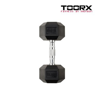 Toorx Hex Rubber Dumbbell Malta | Dumbbells Malta | Sports Malta | Fitness Malta | Training Malta | Weightlifting Malta | Wellbeing Malta | Tip Top Sports Malta | Tip Top Malta