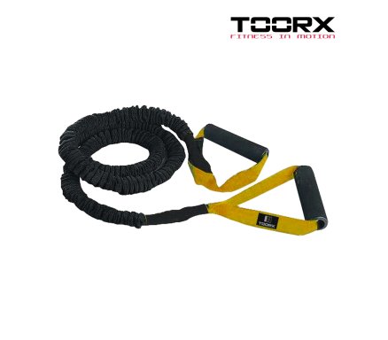 Toorx Elastic Tube W/Rubber Handles Light  Malta | Resistance Bands & Toning Tubes Malta | Sports Malta | Fitness Malta | Training Malta | Weightlifting Malta | Wellbeing Malta | Tip Top Sports Malta | Tip Top Malta