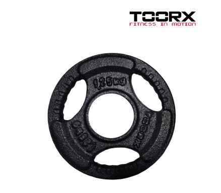 50mm Toorx Iron Weight Plate Tri-Grip 1.25KG Malta | Plates Olympic Weights Malta | Sports Malta | Fitness Malta | Training Malta | Weightlifting Malta | Wellbeing Malta | Tip Top Sports Malta | Tip Top Malta