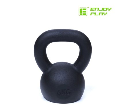 Enjoy Play Black Kettlebell 6kg Malta | Kettlebells / Flexbells Malta | Sports Malta | Fitness Malta | Training Malta | Weightlifting Malta | Wellbeing Malta | Tip Top Sports Malta | Tip Top Malta