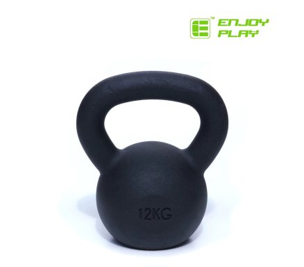 Enjoy Play Black Kettlebell 12kg Malta | Kettlebells / Flexbells Malta | Sports Malta | Fitness Malta | Training Malta | Weightlifting Malta | Wellbeing Malta | Tip Top Sports Malta | Tip Top Malta